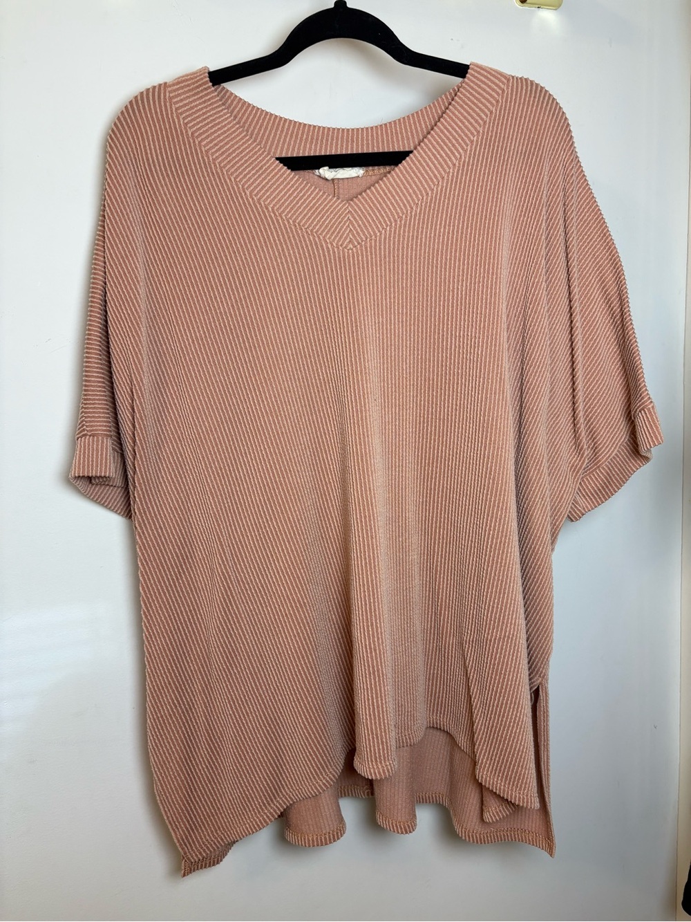Dress Up Ribbed Tunic Top